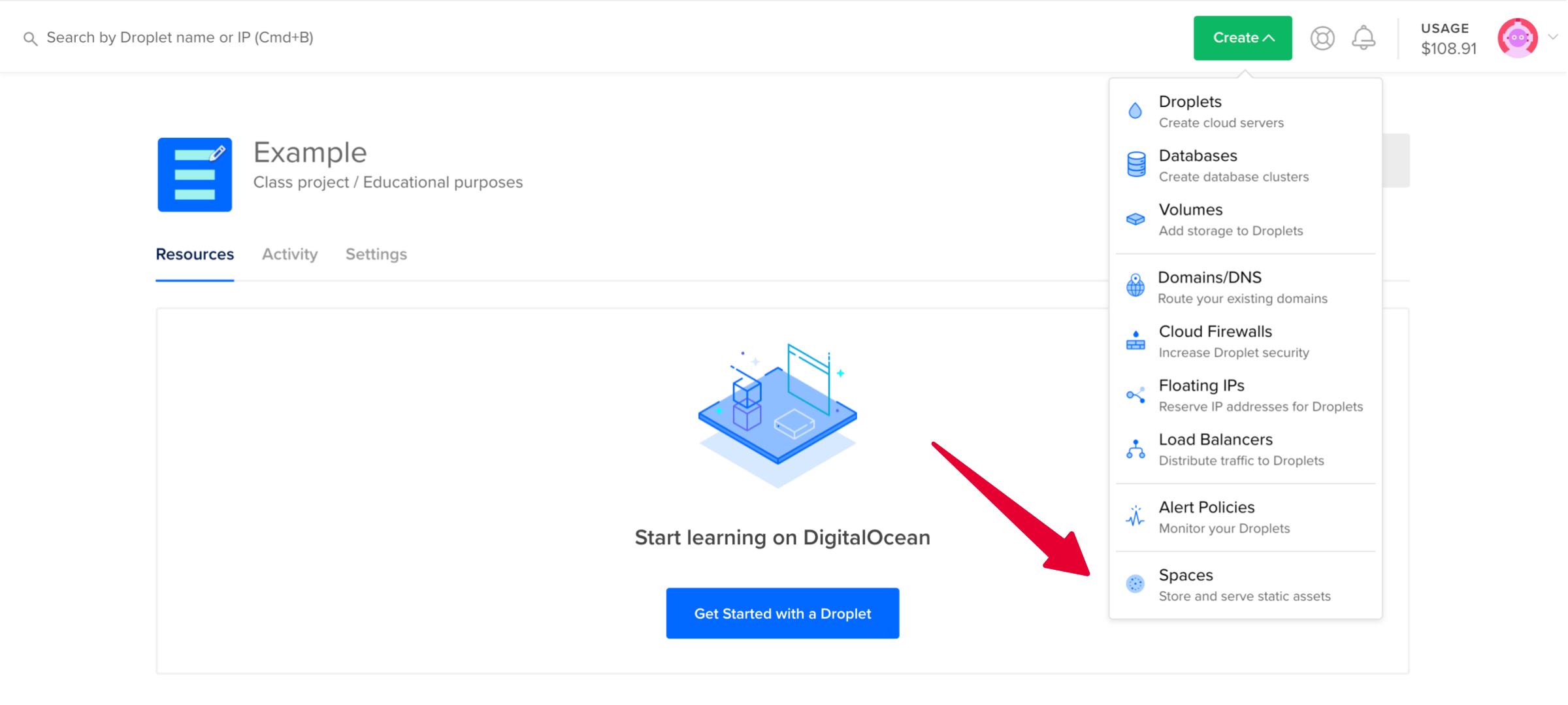 DigitalOcean Spaces